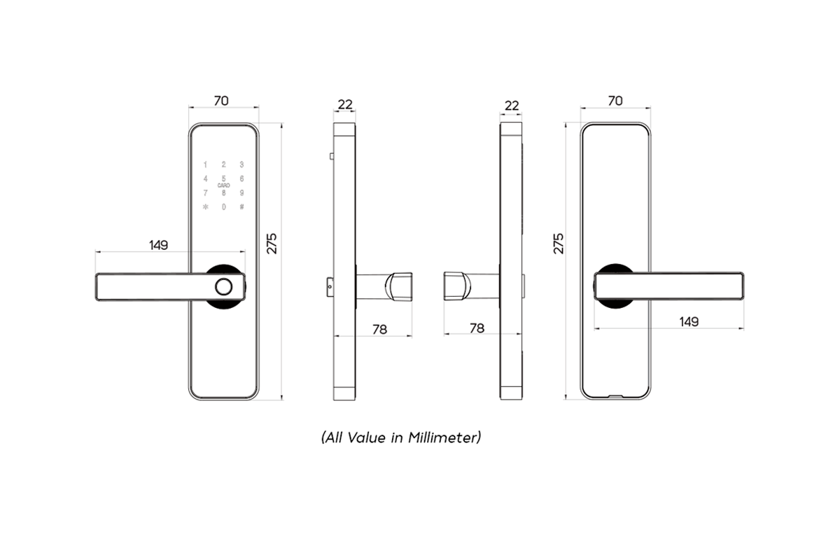 Long Battery Life with Low Battery Warning