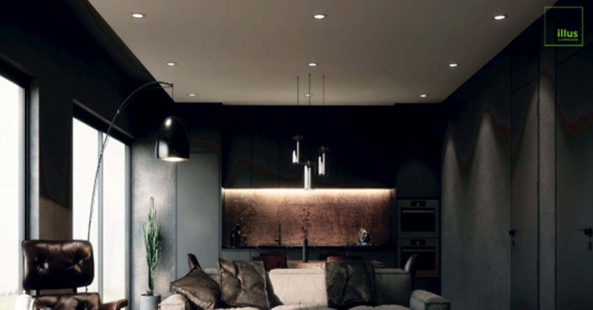 Illus-led-recessed-ceiling-luminaire-use-in-luxury-living-rooms