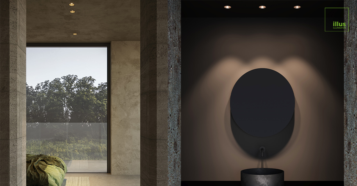 Illuslighting-ip65-downlight Application in Bathroom Sink